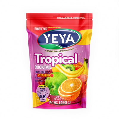 Tropical flavored instant drink YEYA (400 g / 14.1 oz)