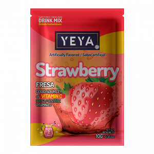 YEYA instant strawberry-flavored drink mix (10 g)