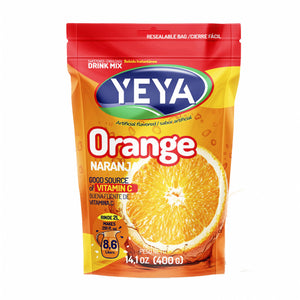 YEYA Instant Orange Flavored Drink (400 g / 14.1 oz)