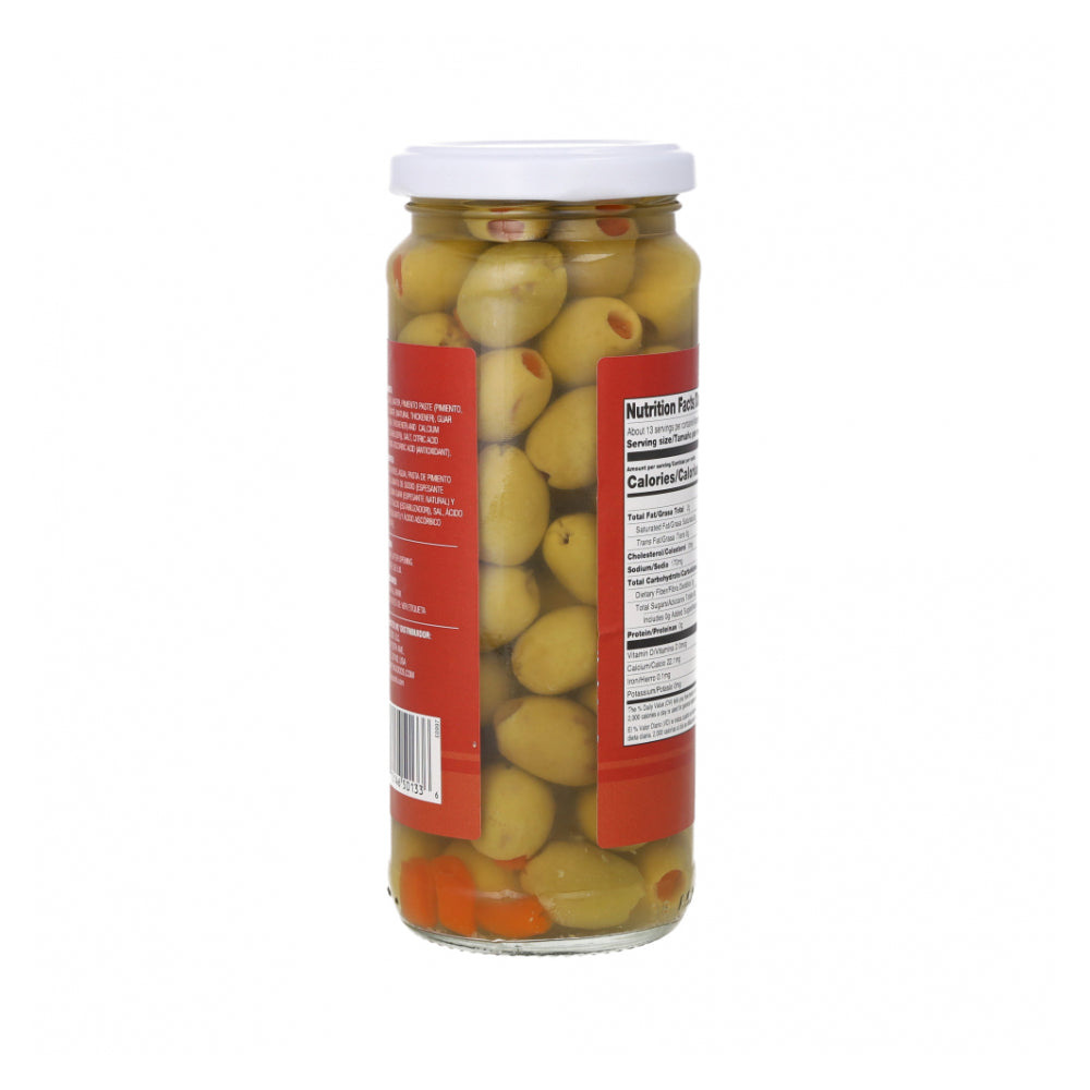 Aceitunas españolas manzanilla rellenas de pimientos YEYA (340 g / 12 oz)