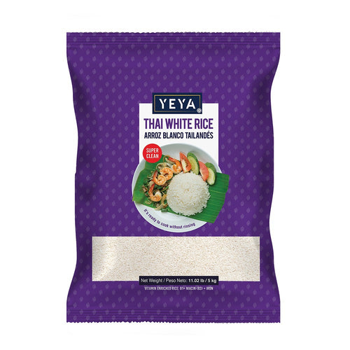 Arroz blanco de grano largo tailandés YEYA (5 kg / 11 lb)