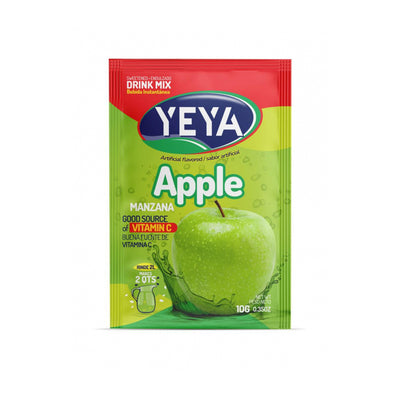 Refresco instantáneo sabor a manzana YEYA (10 g)