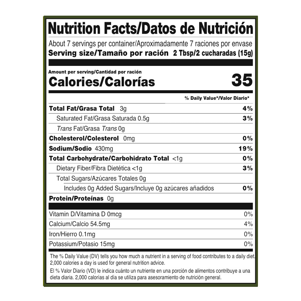 Aceitunas españolas cortadas para ensaladas YEYA (340 g / 12 oz)