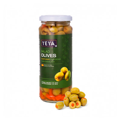 YEYA Spanish Olives Sliced for Salads (340 g / 12 oz)