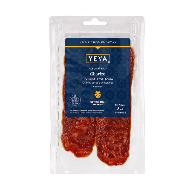 Sliced Cured Chorizo YEYA
