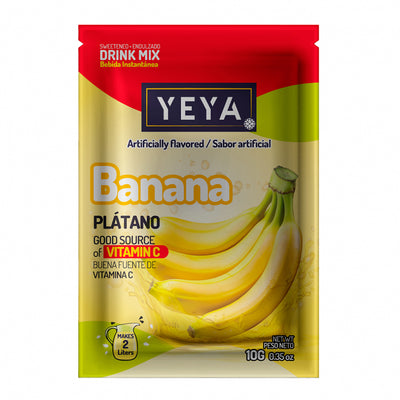 YEYA instant banana flavored drink mix (10 g)