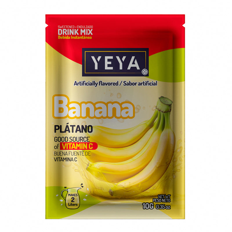 YEYA instant banana flavored drink mix (10 g)